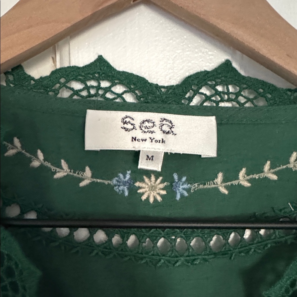 NWOT SEA New York Vesna Embroidered Top - Picture 6 of 7